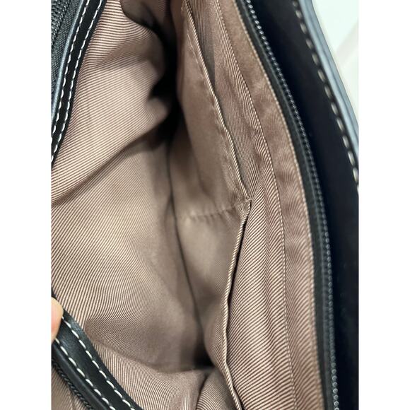 London fog Belmont satchel in black - Picture 5 of 10